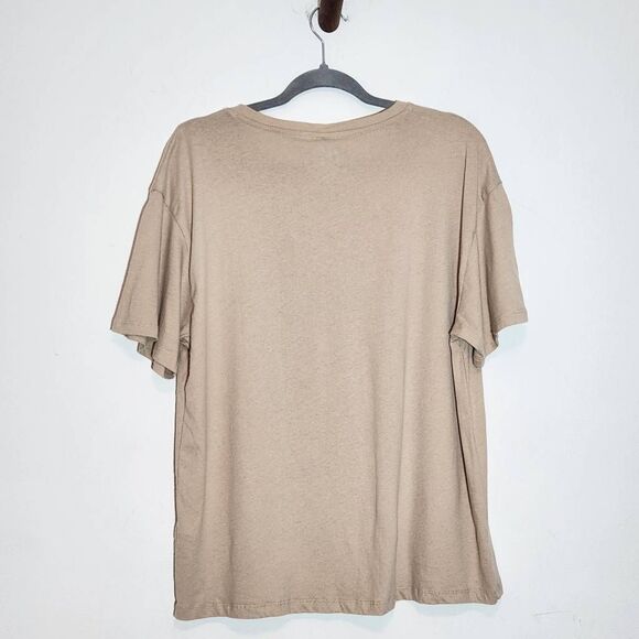 David Bowie T-Shirt NWT Size Large Tan Short Sleeve David Bowie Let's Dance Tee - Picture 4 of 6